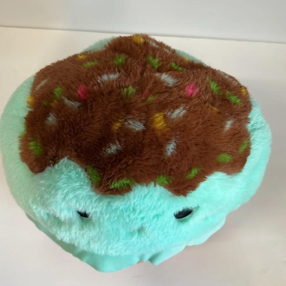Squishmallows Fuzzmallow Maya the‎ Icecream Sundae Green and Brown Plush